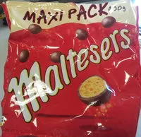 Sucre et nutriments contenus dans Maltesers