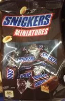 चीनी की मात्रा Snickers mini