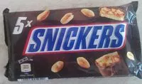 Sucre et nutriments contenus dans Snickers