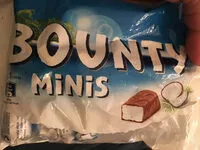 入っている砂糖の量 Bounty Minis