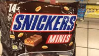 चीनी की मात्रा Snickers