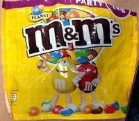 Quantité de sucre dans M&M's peanut