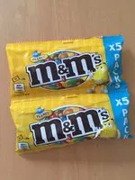 Sokerin määrä sisällä M&M's peanut