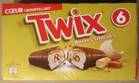 चीनी की मात्रा Twix glacé x6
