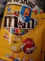 Suhkru kogus sees M &M'S Peanut Large Chocolate Pouch