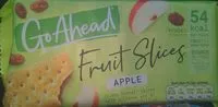 Suhkru kogus sees Apple fruit Slices