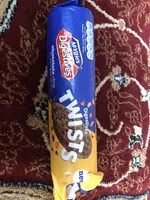 入っている砂糖の量 McVitie's Digestives Twists Chocolate Chip & Caramel Bits