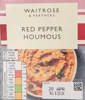 Amount of sugar in Red pepper houmus