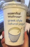 Cantidad de azúcar en Greek style natural yogurt