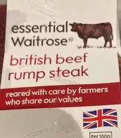 Cantidad de azúcar en British Beef Rump Steak