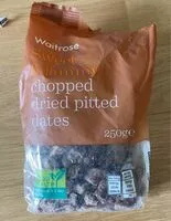 Sokerin määrä sisällä Sweet & jammy chopped dried pitted dates