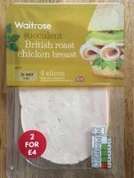 Sucre et nutriments contenus dans Waitrose succulent