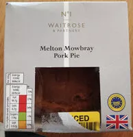 Amount of sugar in Melton Mowbray Pork Pie