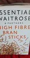 Suhkru kogus sees High Fibre Bran Sticks