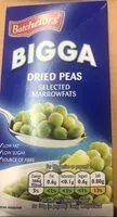 İçindeki şeker miktarı BIGGA Dried Peas