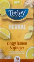 İçindeki şeker miktarı Zingy lemon & ginger