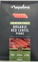 Suhkru kogus sees Gluten Free Organic Red Lentil Penne
