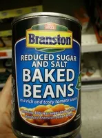 Amount of sugar in Reduced sugar and salt baked beans