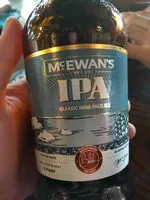 Sucre et nutriments contenus dans Mcewans