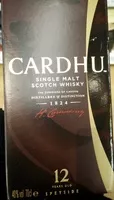 中的糖分和营养成分 Cardhu