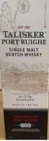 Количество сахара в Talisker - Port Ruighe