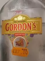 含糖量 35CL Gin Gordon's