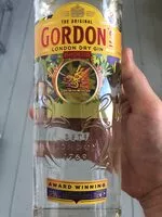 Сахар и питательные вещества в Gordon s