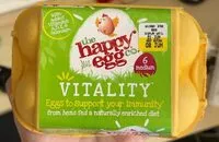 Sokerin määrä sisällä Vitality eggs