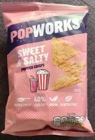 入っている砂糖の量 Popworks Sweet & Salty