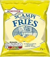 Zuckermenge drin Smiths Scampi & Lemon Snacks