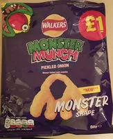 Zuckermenge drin Monster Munch Pickled Onion
