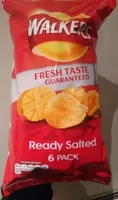 Количество сахара в Ready Salted Crisps