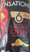 Sokerin määrä sisällä Thai sweet chilli