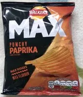 İçindeki şeker miktarı MAX Punchy Paprika Flavour Potato Chips
