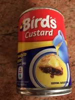 Sucre et nutriments contenus dans Bird s