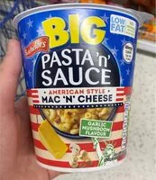 İçindeki şeker miktarı Pasta ‘n’ sauce American Style Mac n Cheese