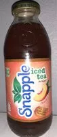 Şeker ve besinler Snapple iced tea