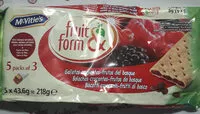 入っている砂糖の量 Fruit & Form Galletas Frutos Del Bosque