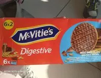 Sucre et nutriments contenus dans Mcvities