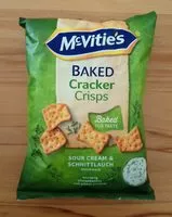 चीनी की मात्रा Baked cracker crisps