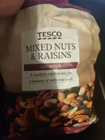 Suhkru kogus sees Mixed Nuts and Raisins