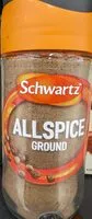 Quantité de sucre dans Schwartz Ground Allspice 37G Jar