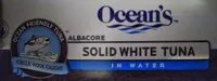 Quantité de sucre dans Solid White Tuna in Water