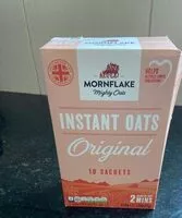 入っている砂糖の量 Mornflake Instant Porridge Oat Sachets