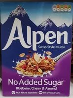 Sucre et nutriments contenus dans Alpen