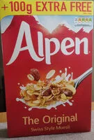 含糖量 The original swiss style muesli