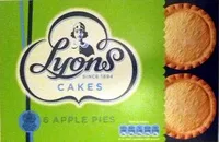 含糖量 Lyons Cakes 6 Apple Pies