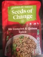 Sucre et nutriments contenus dans Seeds of change