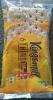 Количество сахара в Kingsmill Wholemeal Sandwich Thins 6 Pack
