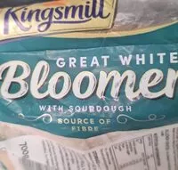 Количество сахара в Kingsmill great white bloomer with sourdough